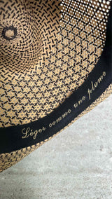 Hermes Two-tone Straw Hat