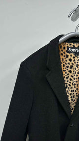 Supreme X Loro Piana Leopard-Fur-Lining Over Coat
