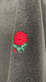 Undercover Double-blested Rose Stitch Over Coat