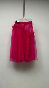 Noir Kei Ninomiya Ruffle-trim Tulle Sheer Skirt