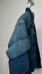 Visvim Denim Patchwork Down Jacket