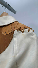 Comme Des Garcons Raw-Hem Cowboy Jacket