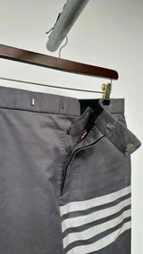 Thom Browne 4Bar Back-slit Long Skirt