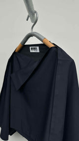 132 5. Issey Miyake Cropped Wrapped Square Haori Jacket