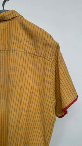 Bode Bottom-plaid Stripe Shirt