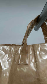 Comme Des Garcons PVC Logo Tote Bag