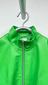 Bottega Veneta High-neck Leather Jacket