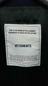 Vetements Inside-out Coat