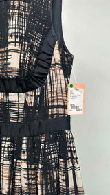 PRADA N/S Ruffle-trim Dress