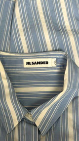 Jil Sander L/S Stripe Maxi Dress