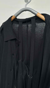 Ann Demeulemeester Multi-strap Fluid Trench Coat