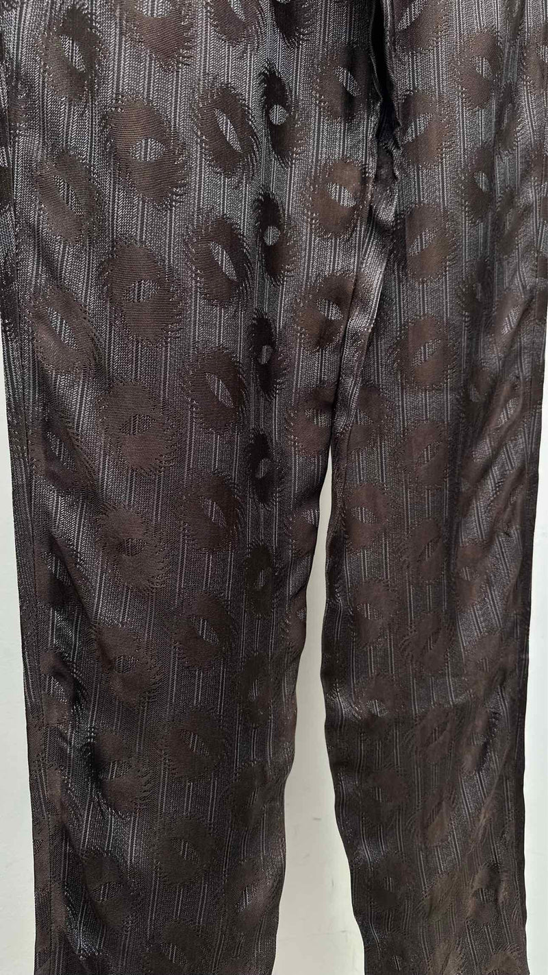 Comme Des Garcons Homme Plus Jacquard Satin Stripe Pants