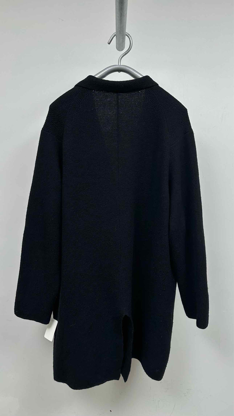 Yohji Yamamoto Pour Homme Double-breasted Knit Coat
