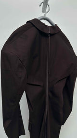 Issey Miyake Back-Zip Blazer Jacket