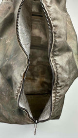 Taichimurakami Oxidised Silver Nylon Backpack