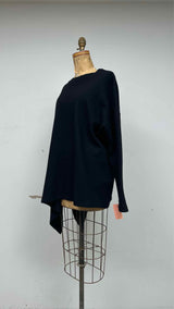 Yohji Yamamoto Asymmetrical Oversized Wide Sweater