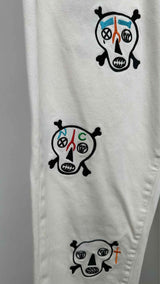 Supreme x Clayton Patterson Skulls Embroidered Regular Jeans