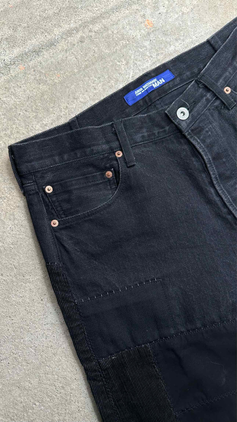 Junya Watanabe Cropped Patch Work  Jeans