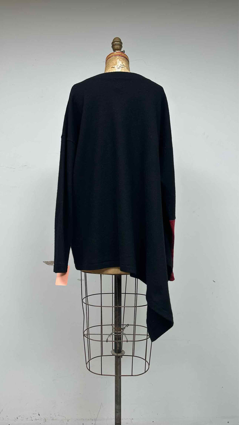 Yohji Yamamoto Asymmetrical Oversized Wide Sweater