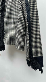Comme Des Garcons Comme Des Garcons Frill-detailed Check Jacket