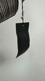 Plein sud Chain-detailed Leather Mini Skirt