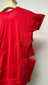 Comme Des Garcons N/S Layered-stitched Top