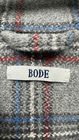 Bode Centennial Plaid Wool Shirt