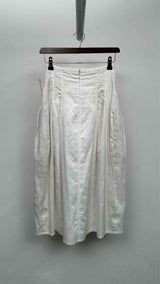CELINE High-waist Pleats Long Skirt