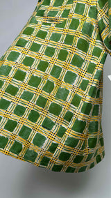 Marni S/S Check Fields Camp Silk Shirt