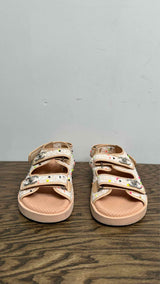 Chanel Tweed Lambskin Dad Sandals