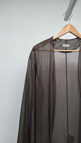 Dior Homme Sheer Wide-Sleeve Gown
