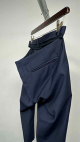 Margiela Artisanal Cropped Pin-stripe Pants