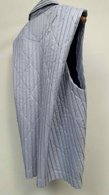 Homme Plisse Padded Pleats Zip-up Vest
