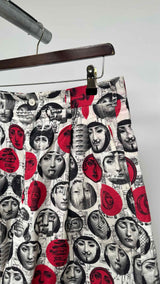 Comme Des Garcons Homme Plus X FORNASETTI Wide Printed Shorts