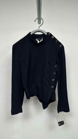 Comme Des Garcons Asymmetrical Wrap Jacket