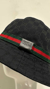 Gucci GG Monogram Stripe Bucket Hat