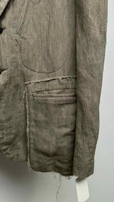 Ziggy Chen Textured Row-edge Blazer Jacket