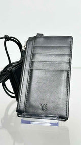Y's Leather Stripe Pouch