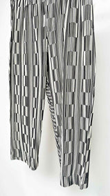 Homme Plisse Geometric Pleated Cropped Easy Pants