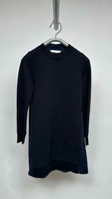 Sacai L/S Hybrid Knot Two-tone Dress