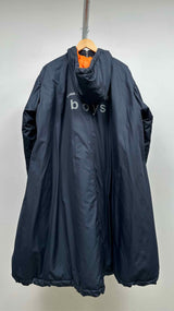 Comme Des Garcons Shirt Back-logo Hooded Anorak Puffer Coat