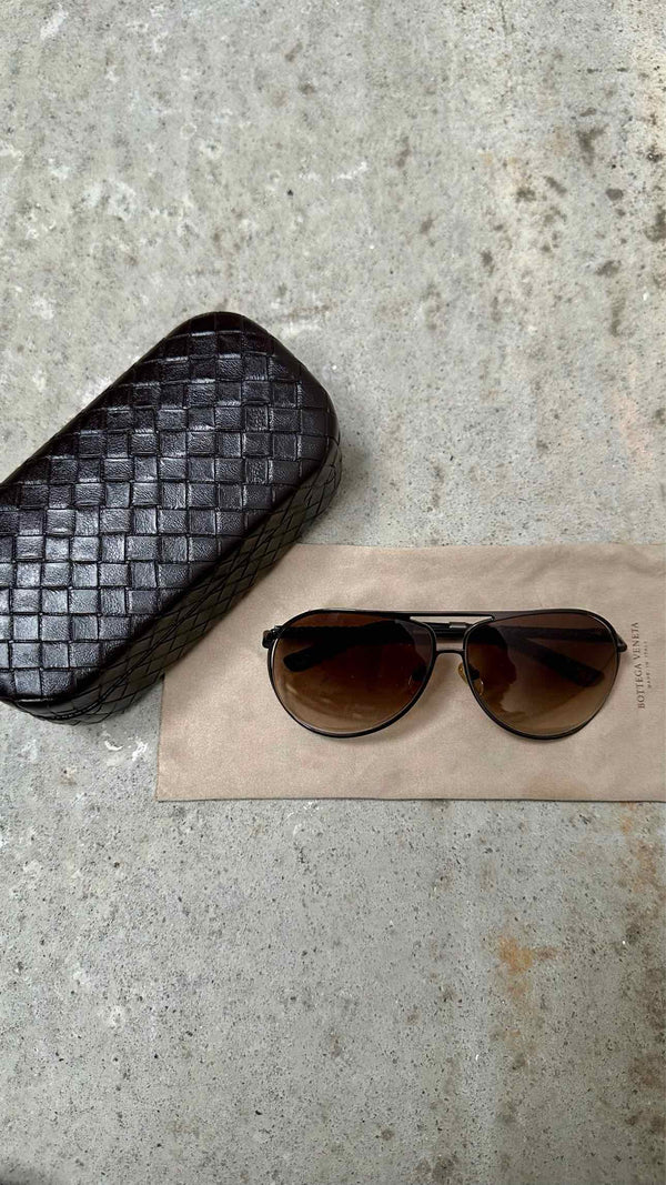 Bottega Veneta Aviator Sunglasses