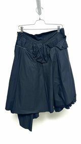Comme Des Garcons Pleated Asymmetrical Heavy-Weight Skirt