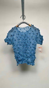 Issey Miyake S/S Embellished Shibori-pleats Top