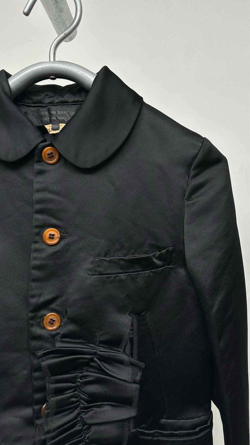 Comme Des Garcons Comme Des Garcons Frill-detailed Blazer