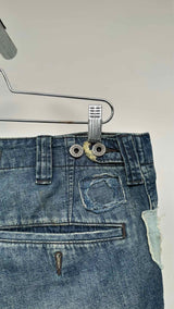 RRL Boro Patch-work Denim Shorts