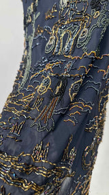 Agent Provocateur N/S Emiko Soiree Hand-embroidered Silk Mini Dress
