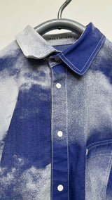 Issey Miyake Sky-jacquard Over Shirt