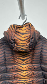 Supreme Micro Down Tiger-printed Half-zip Pullover