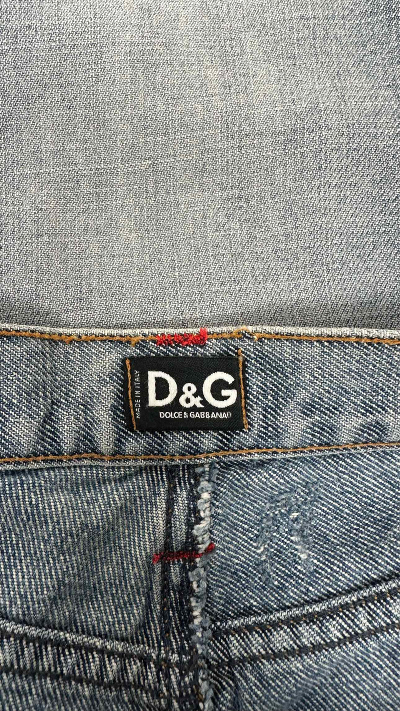 Dolce & Gabbana X DC Comics Distressed Badman Patch Jeans